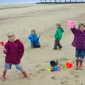 On the beach, A Wet Weekend of Camping, Waxham Sands, Norfolk - 13th June 2015