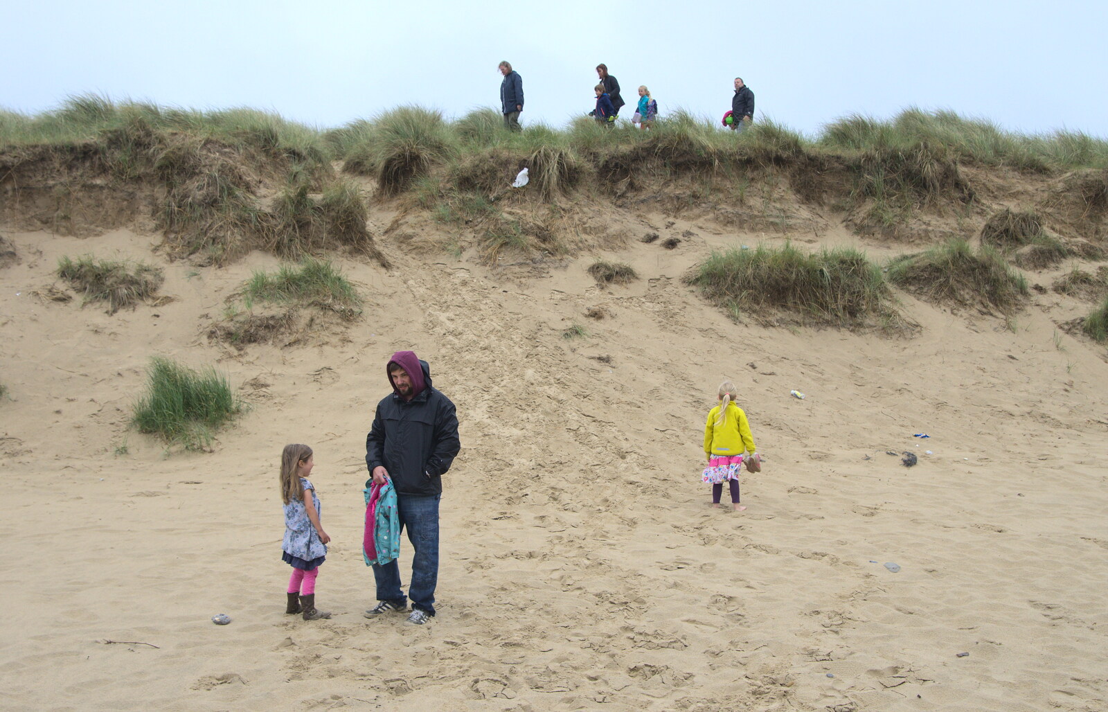 The rest of the gang join up from A Wet Weekend of Camping, Waxham Sands, Norfolk - 13th June 2015