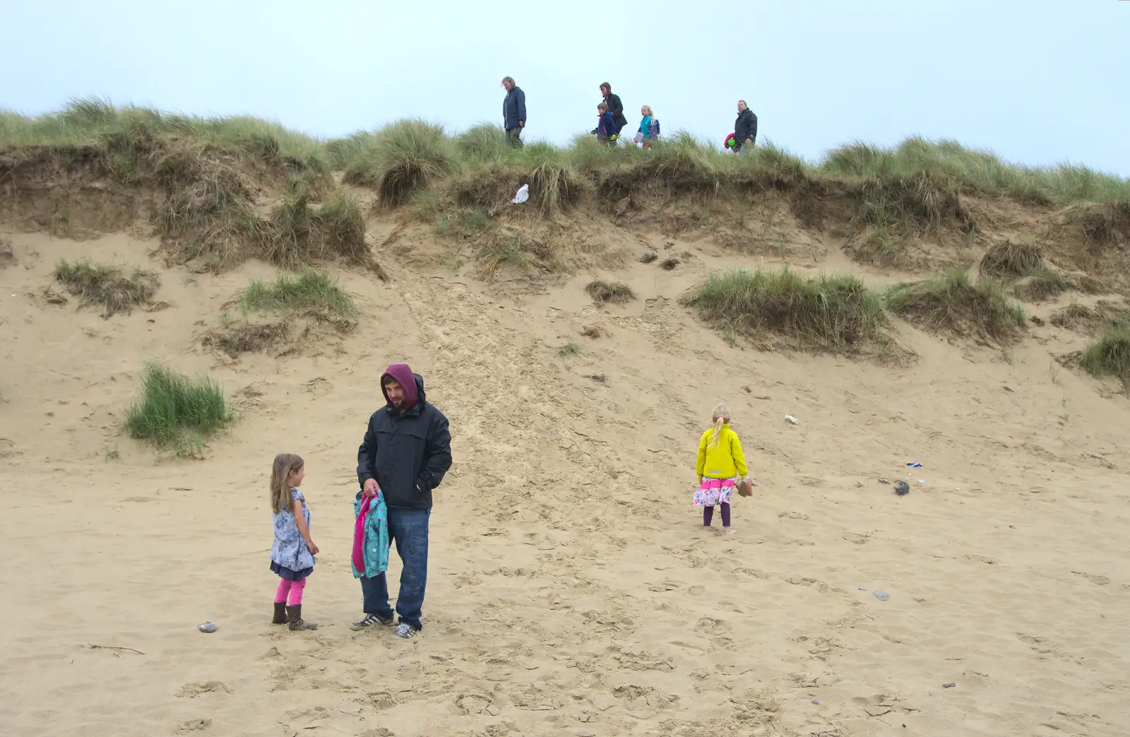 The rest of the gang join up, from A Wet Weekend of Camping, Waxham Sands, Norfolk - 13th June 2015