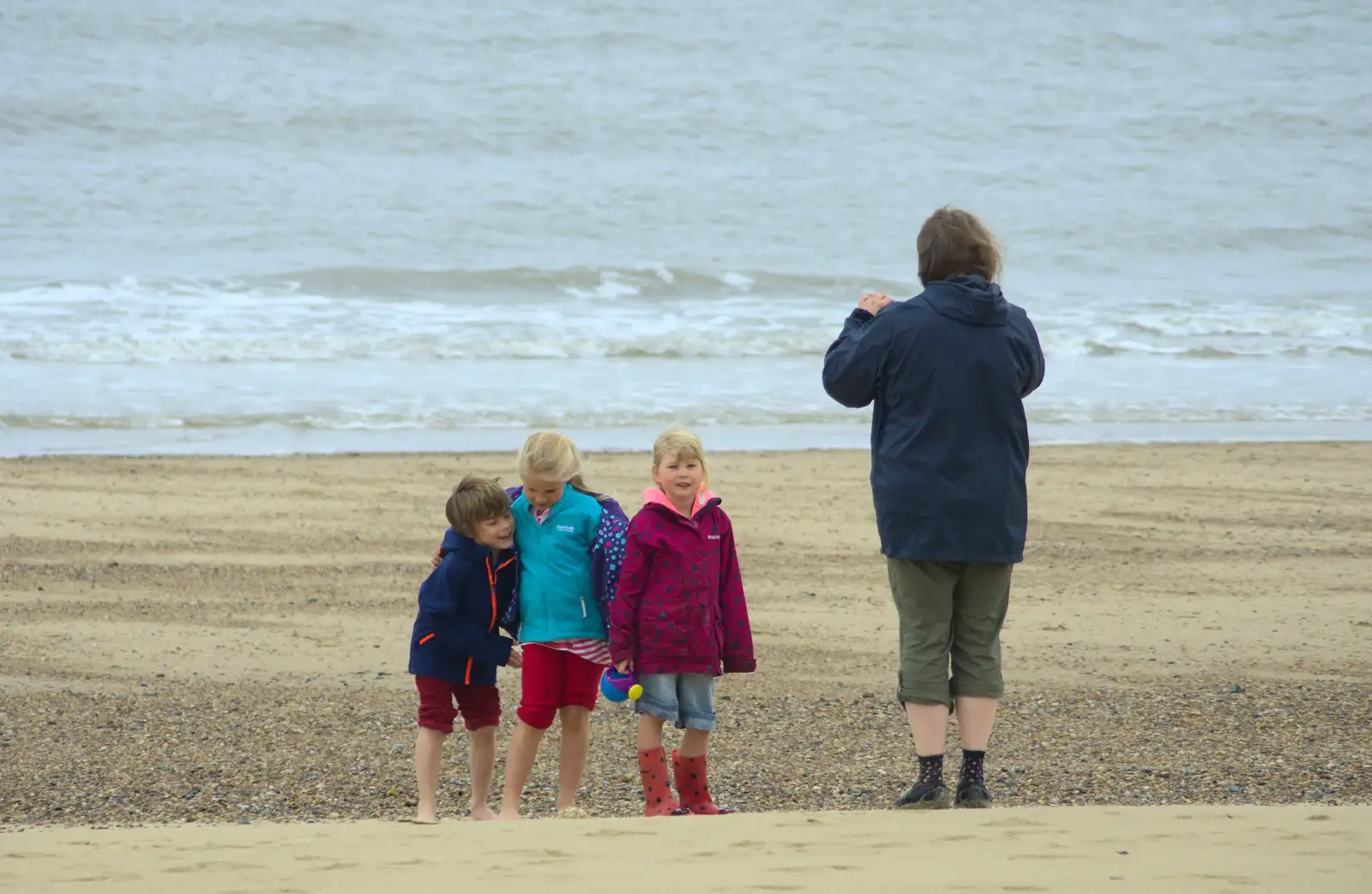 A photo is taken, from A Wet Weekend of Camping, Waxham Sands, Norfolk - 13th June 2015