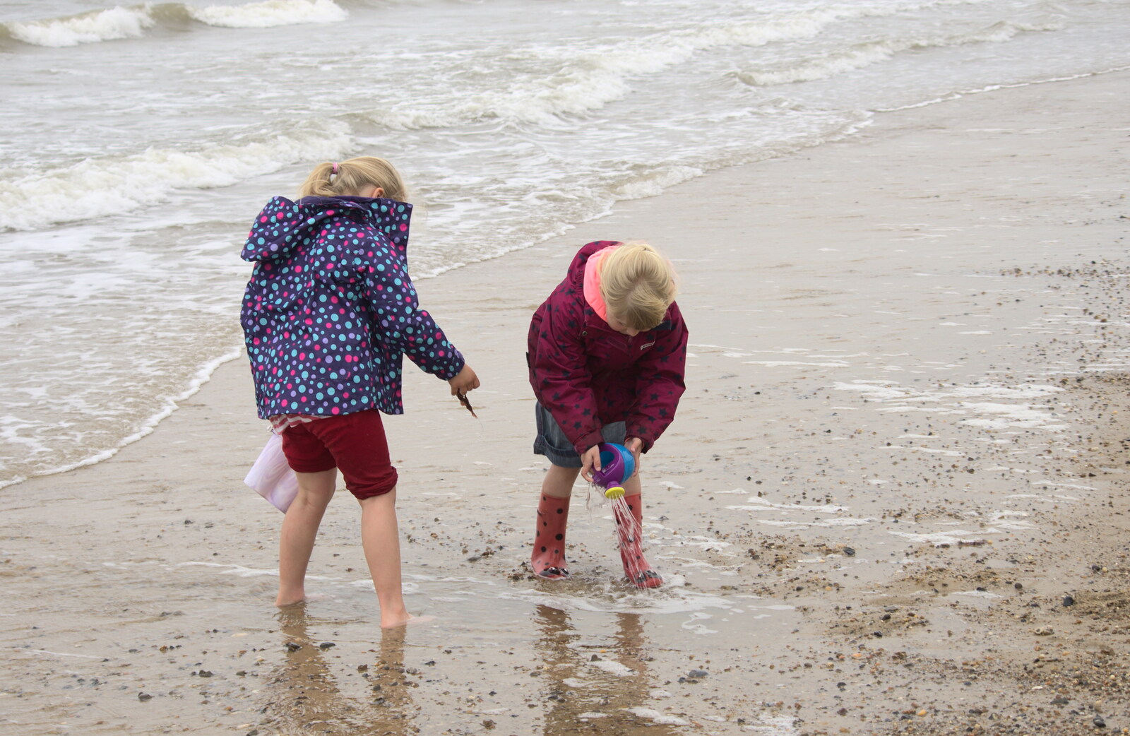 More messing in the sea from A Wet Weekend of Camping, Waxham Sands, Norfolk - 13th June 2015