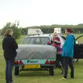 The trailer-tent is packed, A Wet Weekend of Camping, Waxham Sands, Norfolk - 13th June 2015