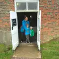 Isobel, Fred and Harry, A Wet Weekend of Camping, Waxham Sands, Norfolk - 13th June 2015