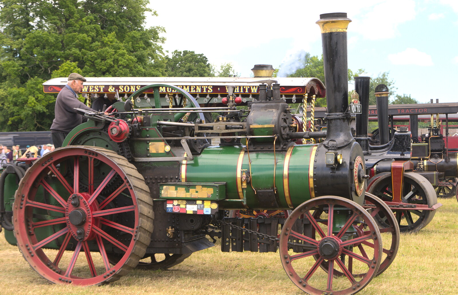 A traction engine from A Vintage Tractorey Sort of Day, Palgrave, Suffolk - 21st June 2015