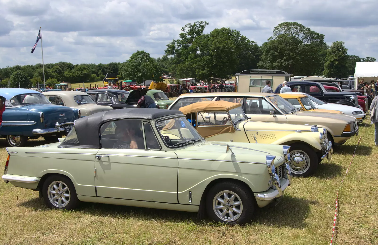 Classic cars, from A Vintage Tractorey Sort of Day, Palgrave, Suffolk - 21st June 2015