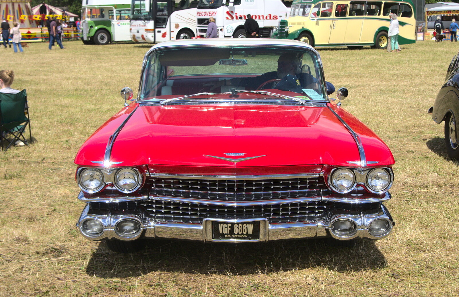 This car looks lie Christine, the Plymouth Fury from A Vintage Tractorey Sort of Day, Palgrave, Suffolk - 21st June 2015