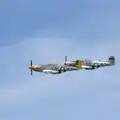 Janie and Marinell the Mustangs fly in, A Vintage Tractorey Sort of Day, Palgrave, Suffolk - 21st June 2015