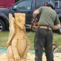 Impressive chain-saw sculpture, A Vintage Tractorey Sort of Day, Palgrave, Suffolk - 21st June 2015