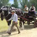 A heavy horse display, A Vintage Tractorey Sort of Day, Palgrave, Suffolk - 21st June 2015