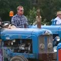 Andrew waits for his turn in the tractor ring, A Vintage Tractorey Sort of Day, Palgrave, Suffolk - 21st June 2015