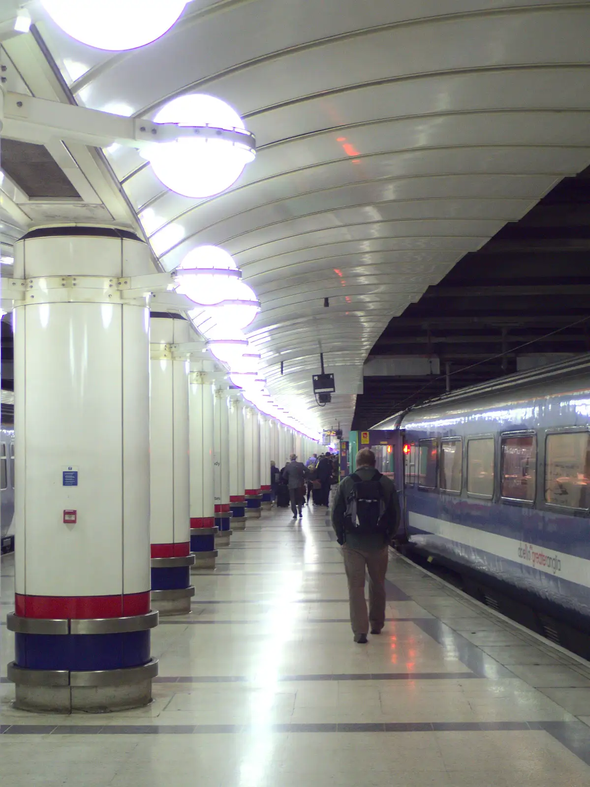 Platform 12 at Liverpool Street, from A visit from Da Gorls, Brome, Suffolk - 27th June 2015