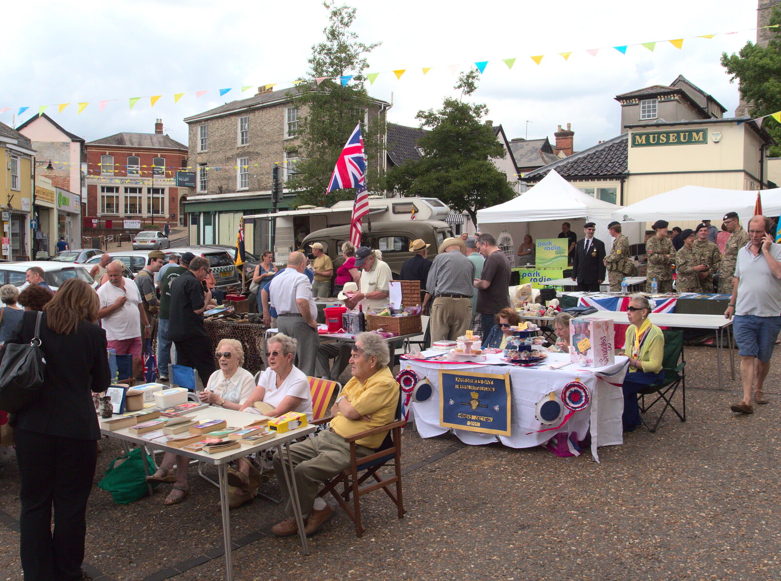 British Legion stalls for VE day from A visit from Da Gorls, Brome, Suffolk - 27th June 2015