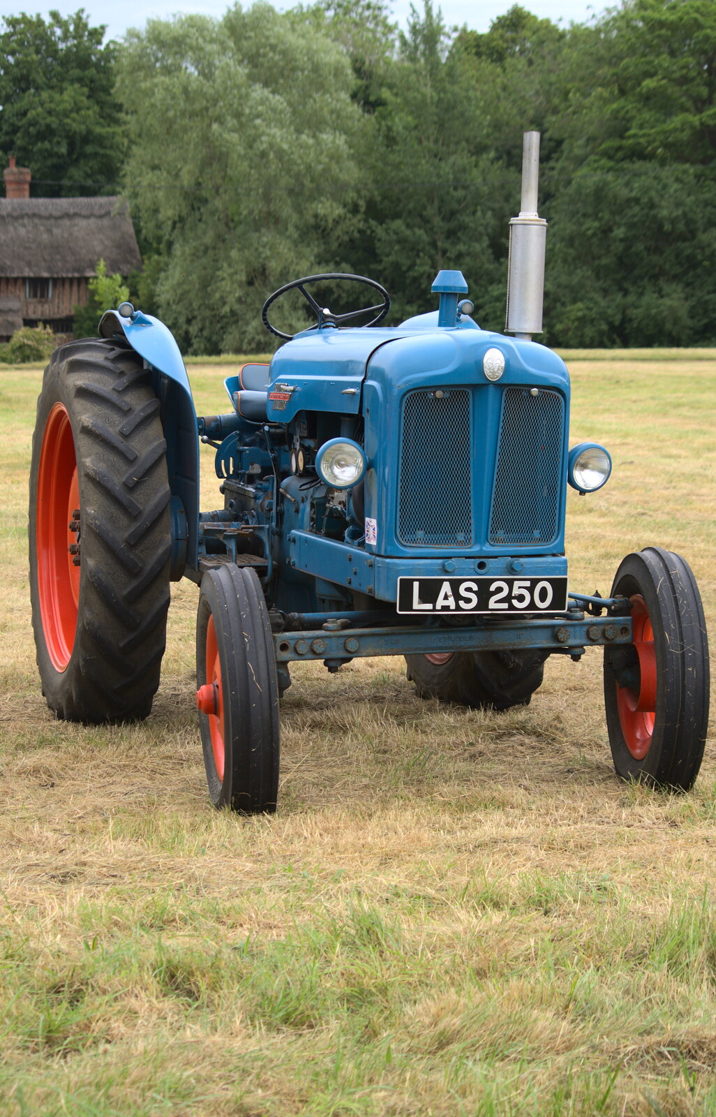 Andrew's tractor from Thrandeston Pig Roast, Thrandeston Little Green, Suffolk - 28th June 2015