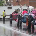 It's still lashing rain, The Pink Ladies Tractor Run, Harleston and Gawdy Park, Norfolk - 5th July 2015