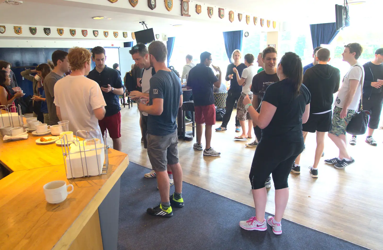 SwiftKey is at the bar, from It's a SwiftKey Knockout, Richmond Rugby Club, Richmond, Surrey - 7th July 2015