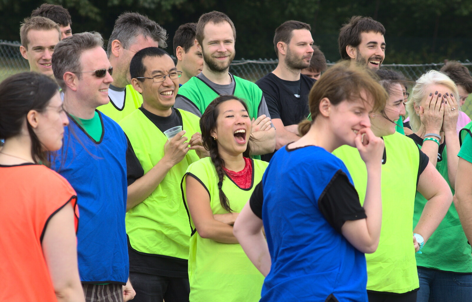 Something funny occurs from It's a SwiftKey Knockout, Richmond Rugby Club, Richmond, Surrey - 7th July 2015