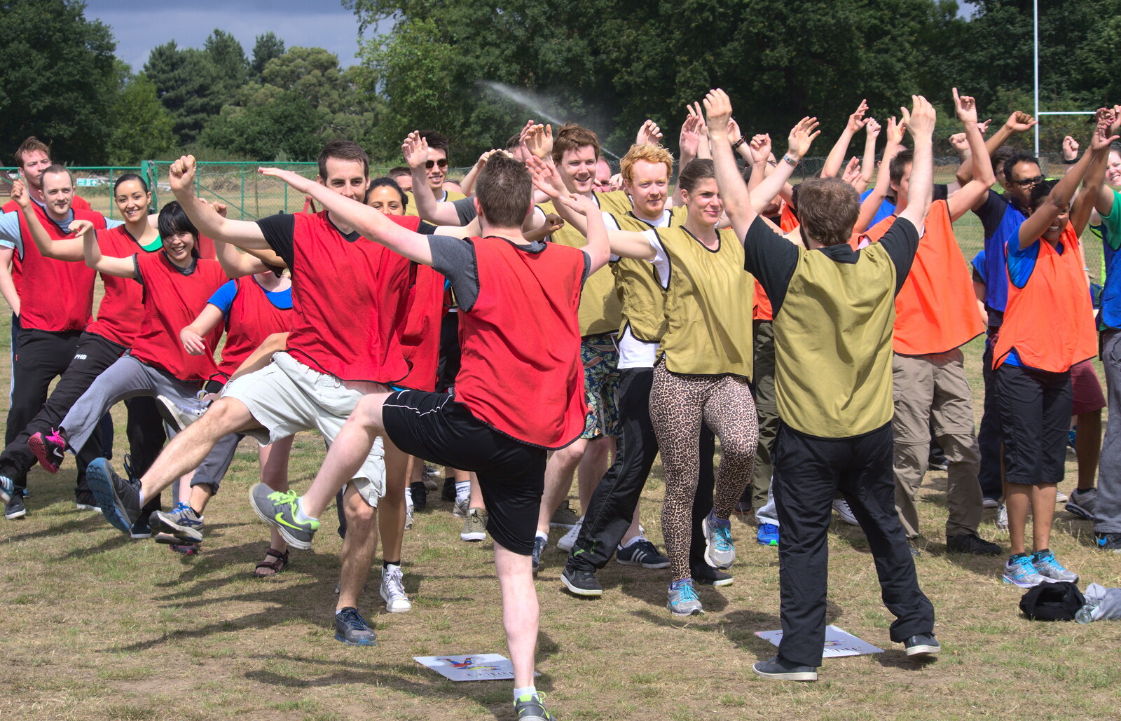 It's the moves out of YMCA from It's a SwiftKey Knockout, Richmond Rugby Club, Richmond, Surrey - 7th July 2015