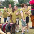 Gold team takes a break, It's a SwiftKey Knockout, Richmond Rugby Club, Richmond, Surrey - 7th July 2015