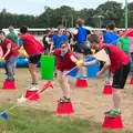 Balancing on buckets, It's a SwiftKey Knockout, Richmond Rugby Club, Richmond, Surrey - 7th July 2015