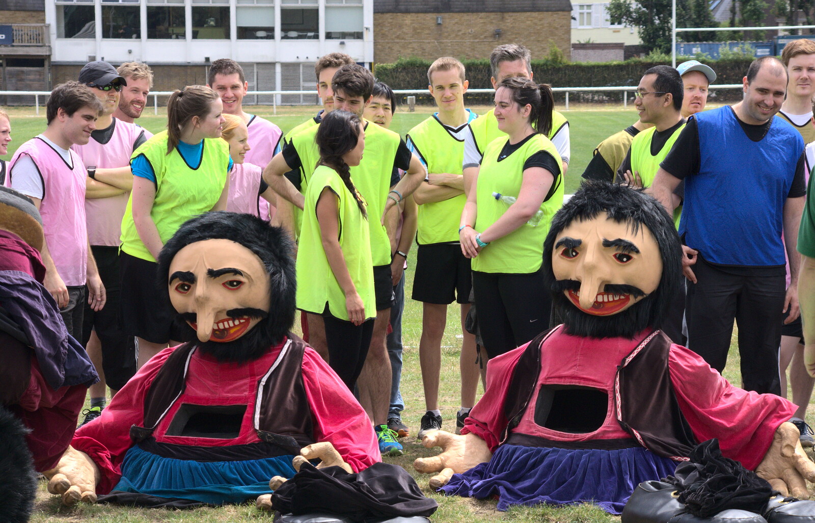 Costumes that look like off the telly from It's a SwiftKey Knockout, Richmond Rugby Club, Richmond, Surrey - 7th July 2015