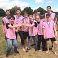 Pink Team photo, It's a SwiftKey Knockout, Richmond Rugby Club, Richmond, Surrey - 7th July 2015