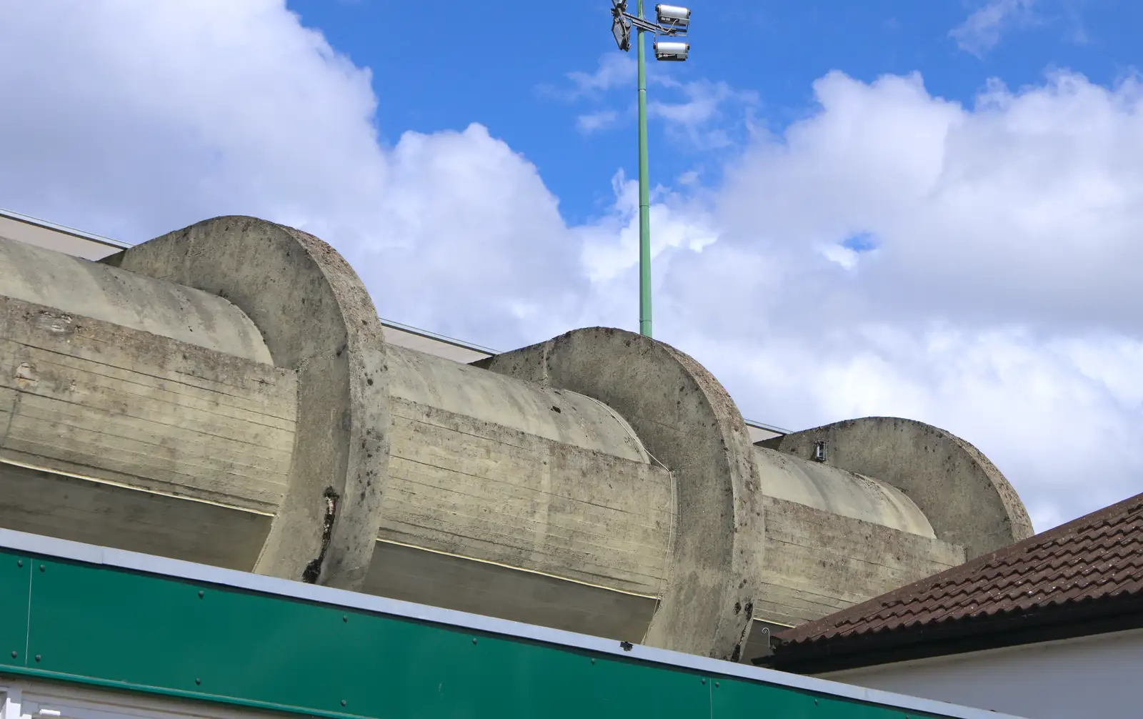 The almost Stalinist architecture of the club, from It's a SwiftKey Knockout, Richmond Rugby Club, Richmond, Surrey - 7th July 2015