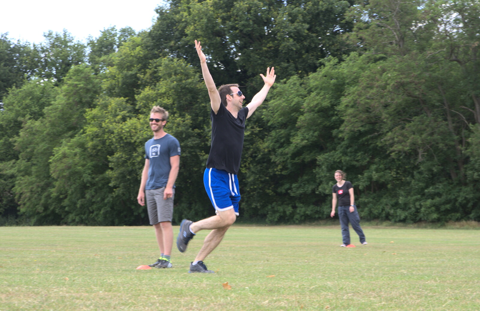 Ben scores a home run at Rounders from It's a SwiftKey Knockout, Richmond Rugby Club, Richmond, Surrey - 7th July 2015