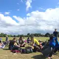 Chilling out on the grass, It's a SwiftKey Knockout, Richmond Rugby Club, Richmond, Surrey - 7th July 2015