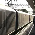 A super-dusty commuter train at Colchester Station, It's a SwiftKey Knockout, Richmond Rugby Club, Richmond, Surrey - 7th July 2015