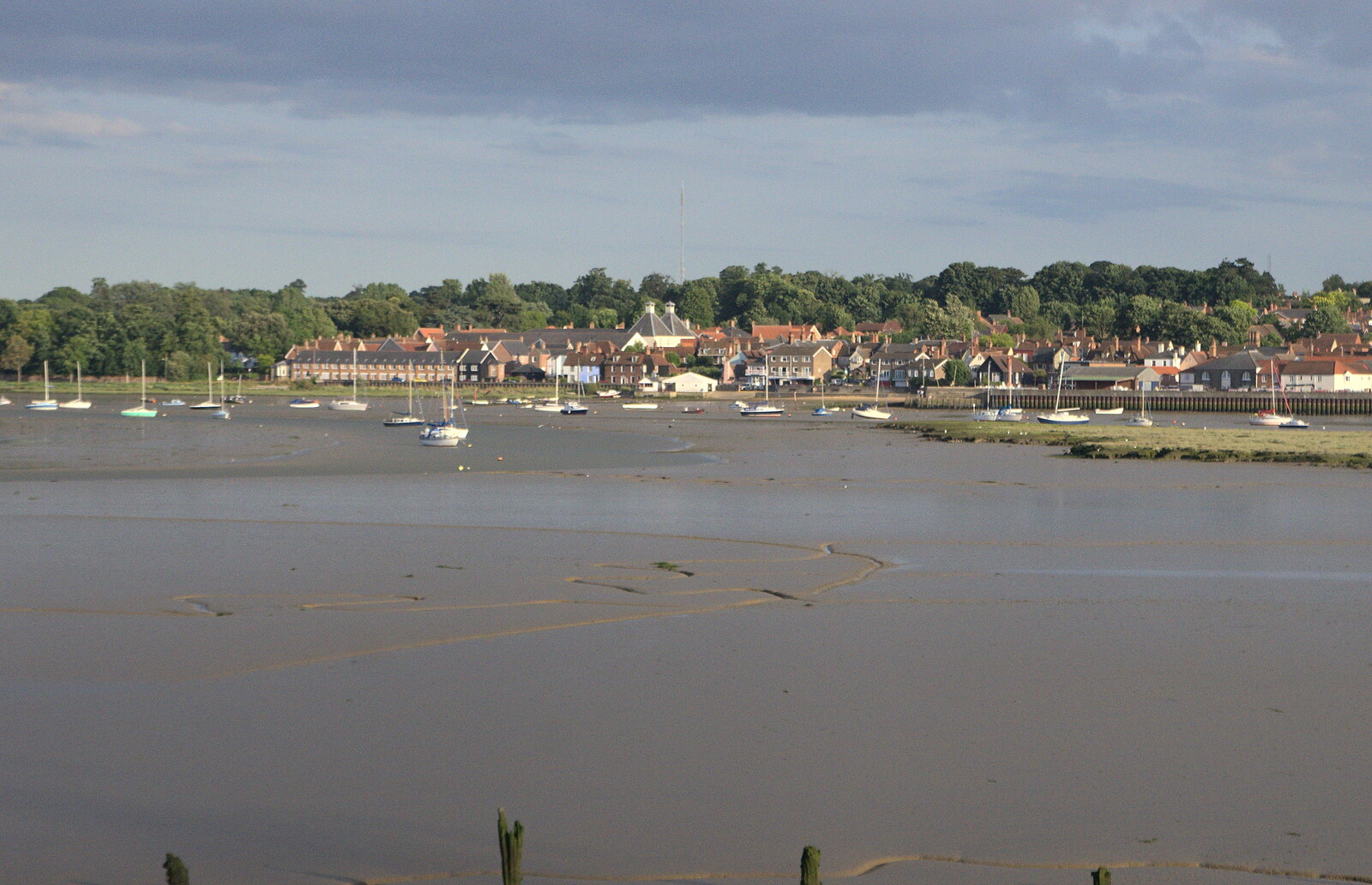 Manningtree looks pretty in the evening sun from It's a SwiftKey Knockout, Richmond Rugby Club, Richmond, Surrey - 7th July 2015