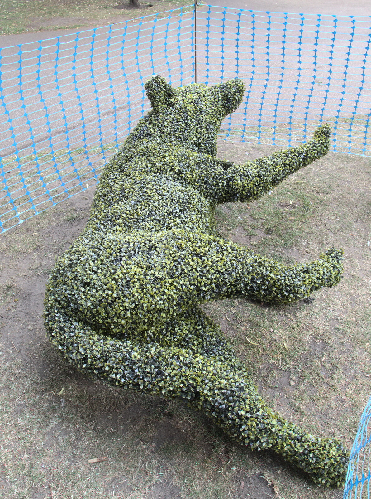 In Abbey Gardens, there's some animal topiary from The BBs at Bacton, and Abbey Gardens, Bury St. Edmunds, Suffolk - 19th July 2015