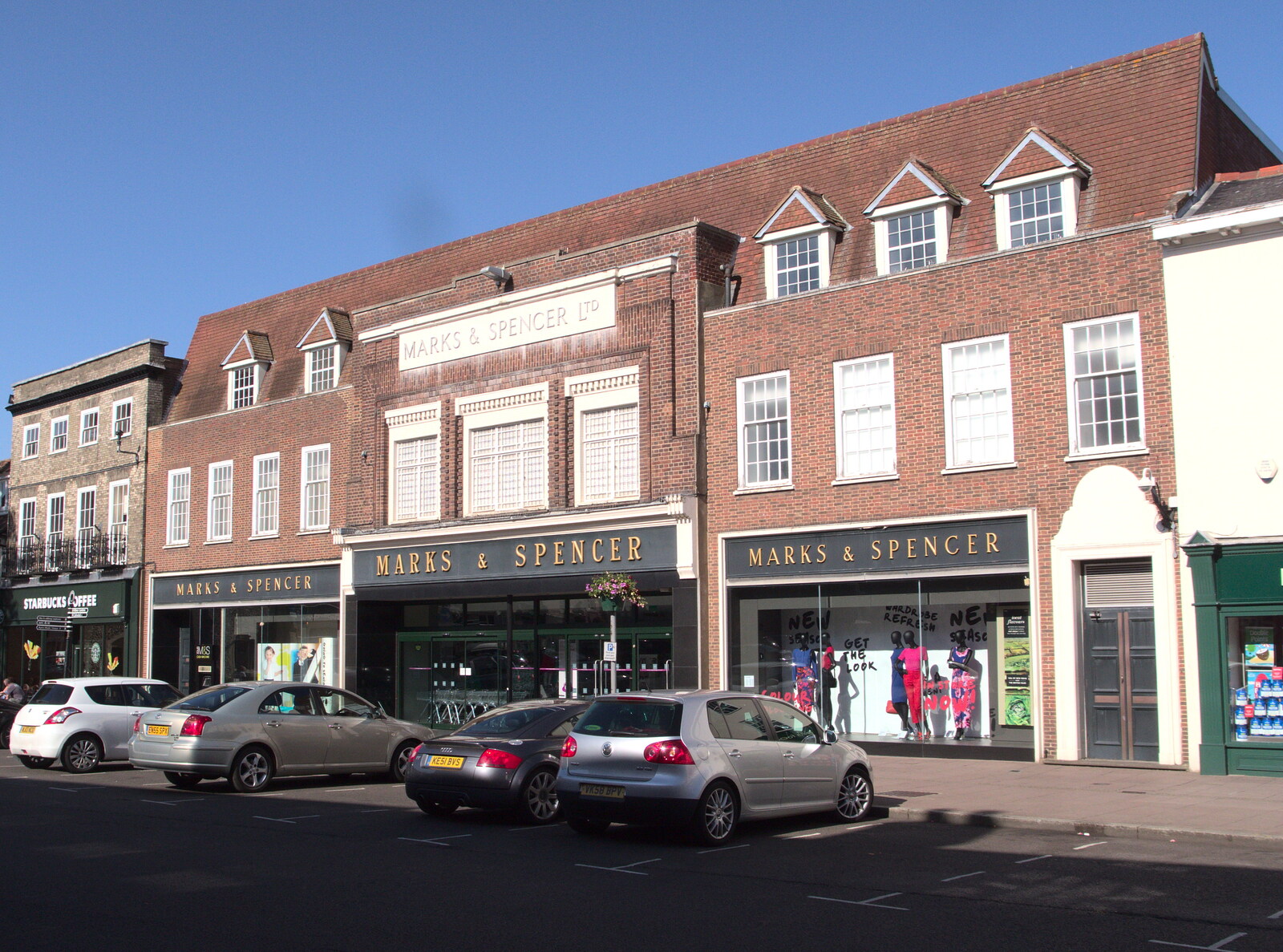 A 1950s-looking Marks and Spencer in Bury from The BBs at Bacton, and Abbey Gardens, Bury St. Edmunds, Suffolk - 19th July 2015