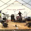 The stage, Soph the Roph's Birthday and The BBs at Pulham, Norfolk - 22nd July 2015