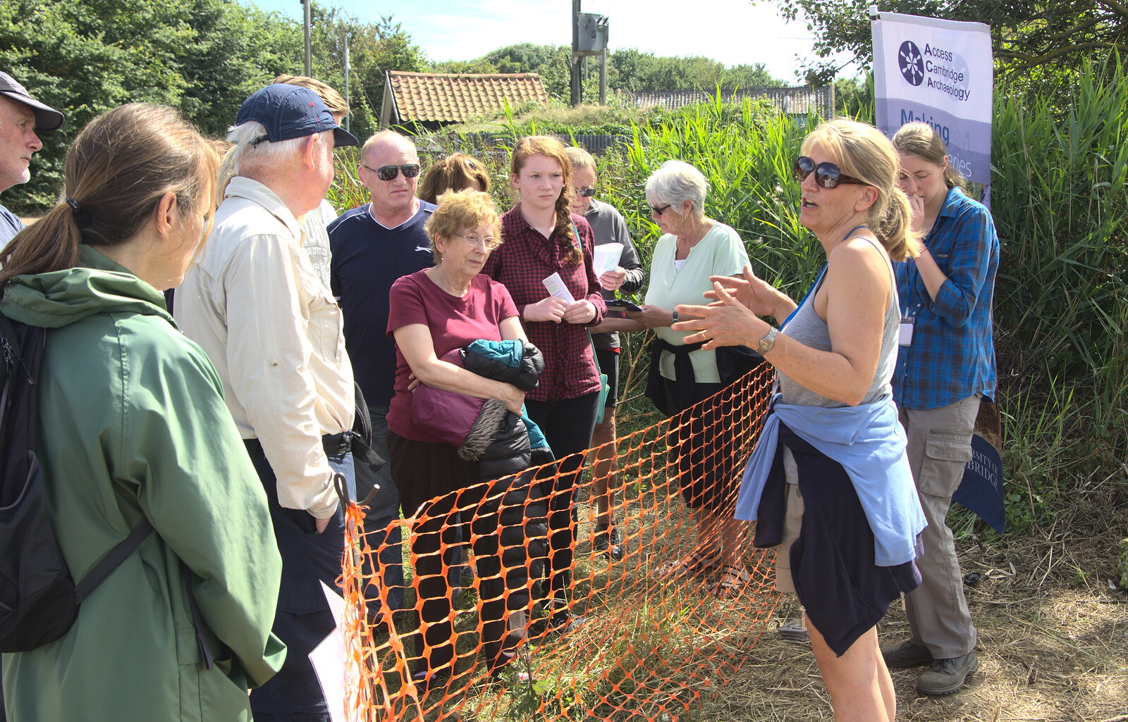 Carenza Lewis explains the history of Dunwich from The Archaeology of Dunwich: A Camping Trip, Dunwich, Suffolk - 1st August 2015