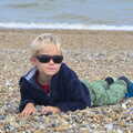 Harry poses on the beach, The Archaeology of Dunwich: A Camping Trip, Dunwich, Suffolk - 1st August 2015