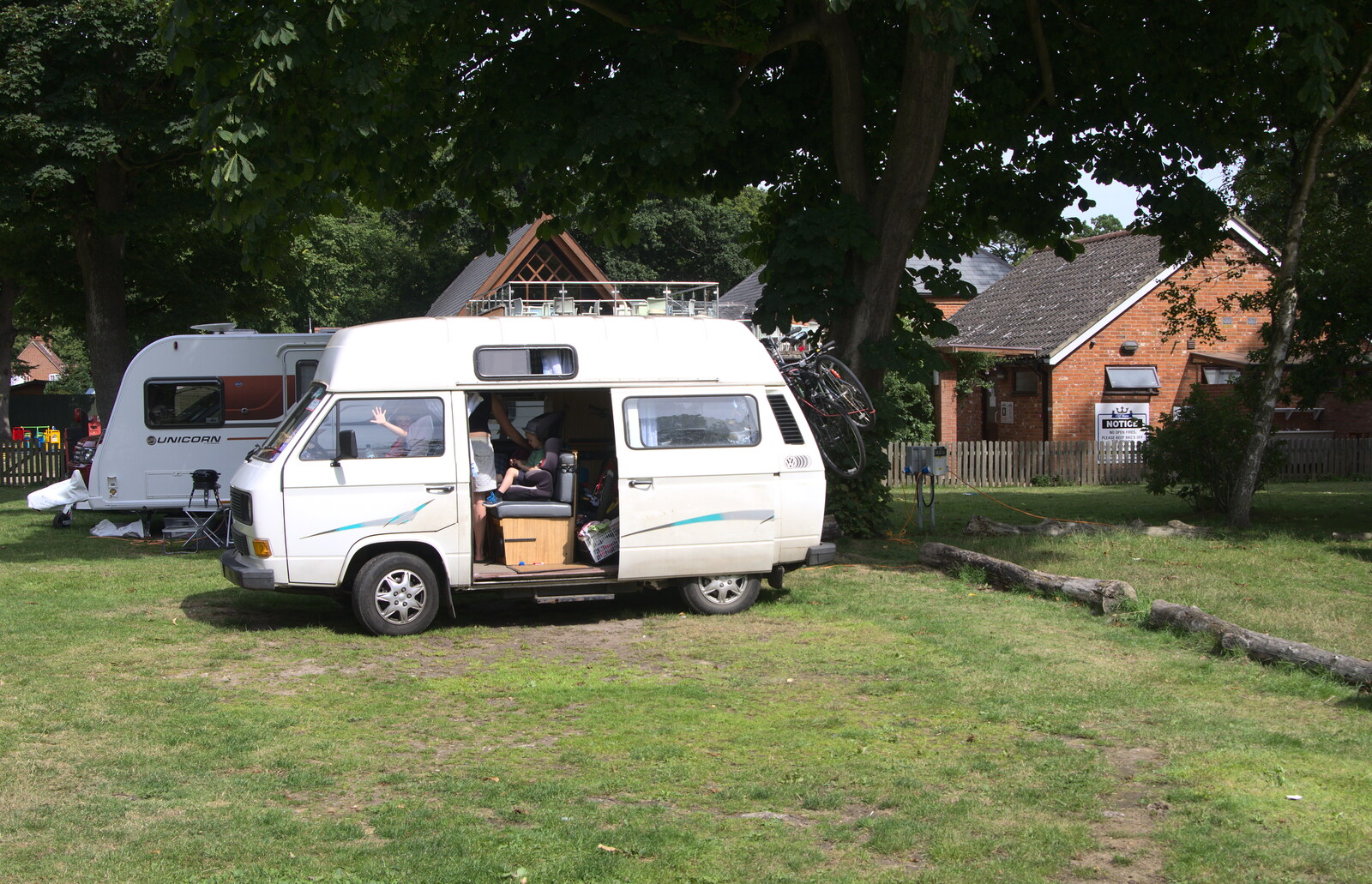 The van is all packed up, ready to head off from The Archaeology of Dunwich: A Camping Trip, Dunwich, Suffolk - 1st August 2015