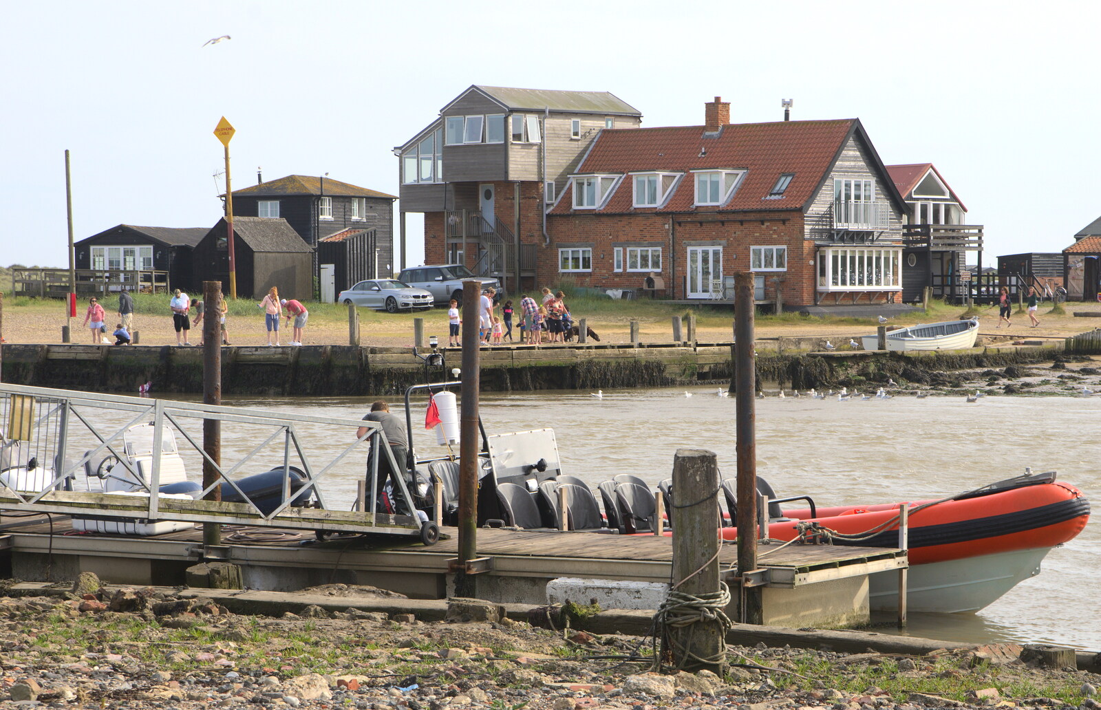 Over the river to Walberswick from The Danger of Trees: A Camping (Mis)adventure - Southwold, Suffolk - 3rd August 2015