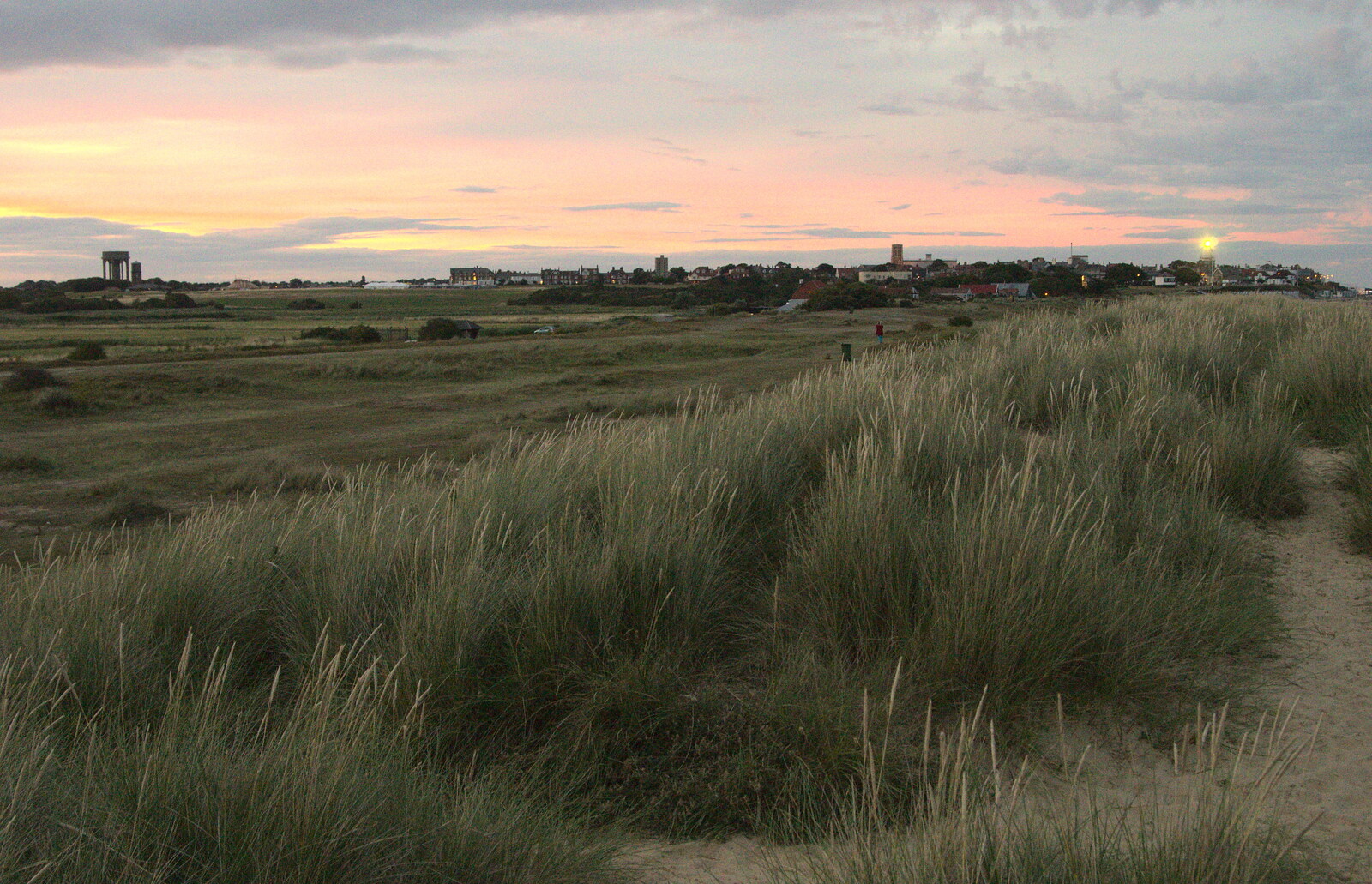 The dunes of Southwold Harbour beach from The Danger of Trees: A Camping (Mis)adventure - Southwold, Suffolk - 3rd August 2015