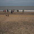 Isobel and a gang of people on the beach, The Danger of Trees: A Camping (Mis)adventure - Southwold, Suffolk - 3rd August 2015