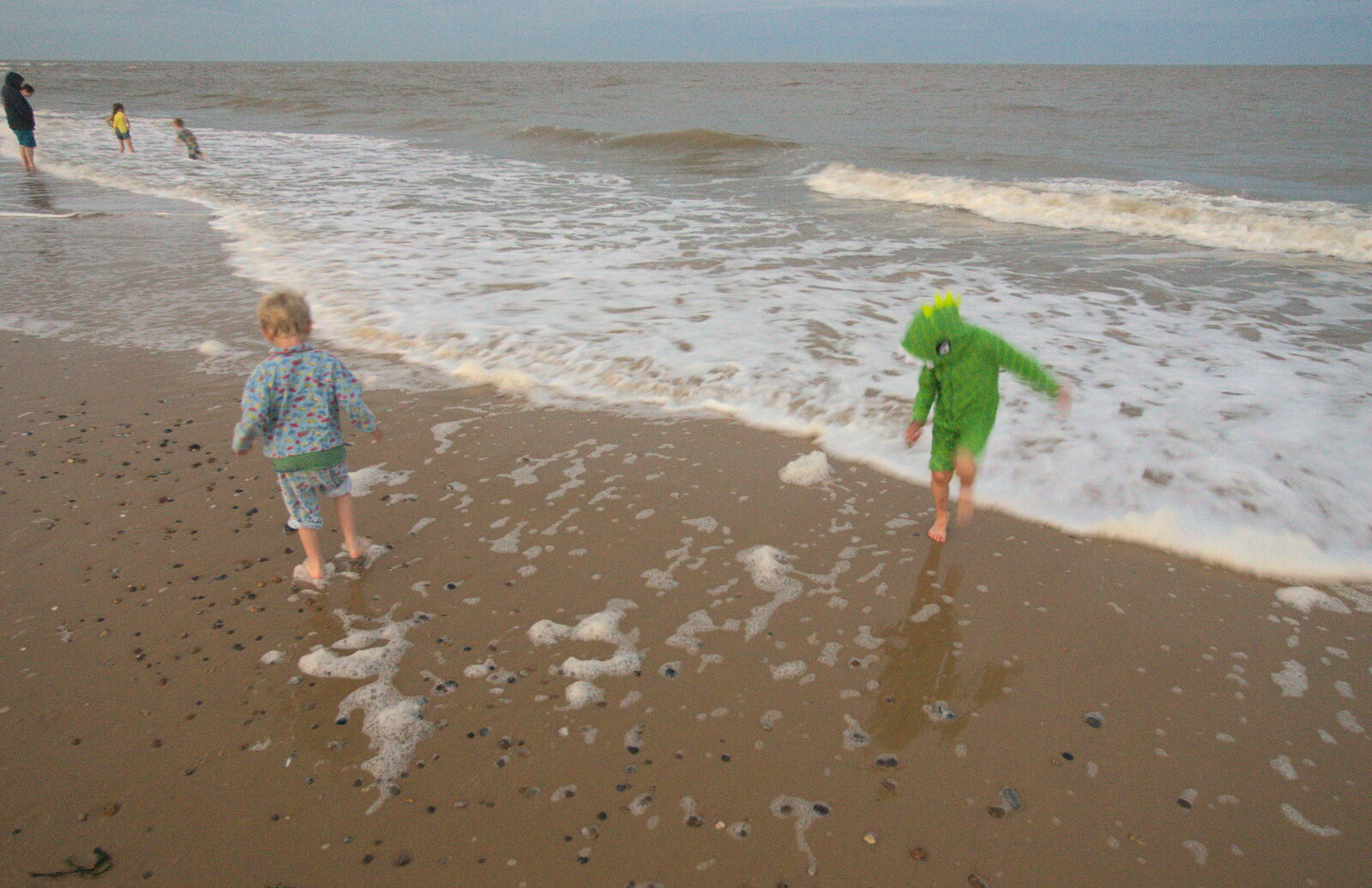 Harry and Fred in their pyjamas from The Danger of Trees: A Camping (Mis)adventure - Southwold, Suffolk - 3rd August 2015