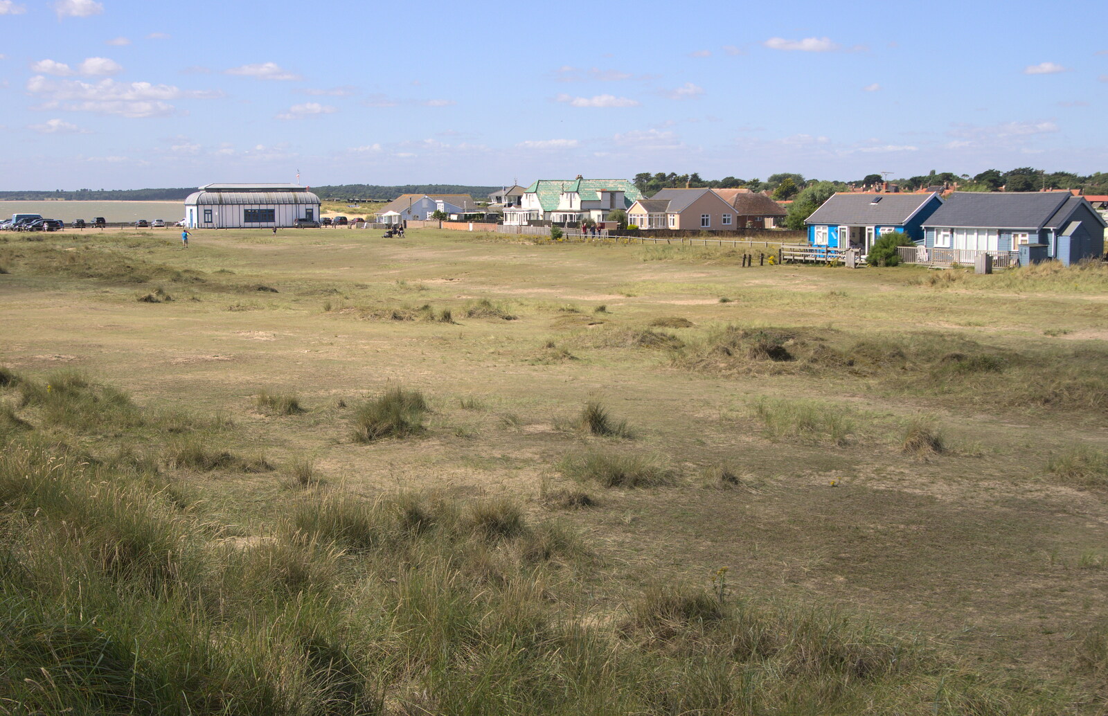 Behind the dunes from The Danger of Trees: A Camping (Mis)adventure - Southwold, Suffolk - 3rd August 2015