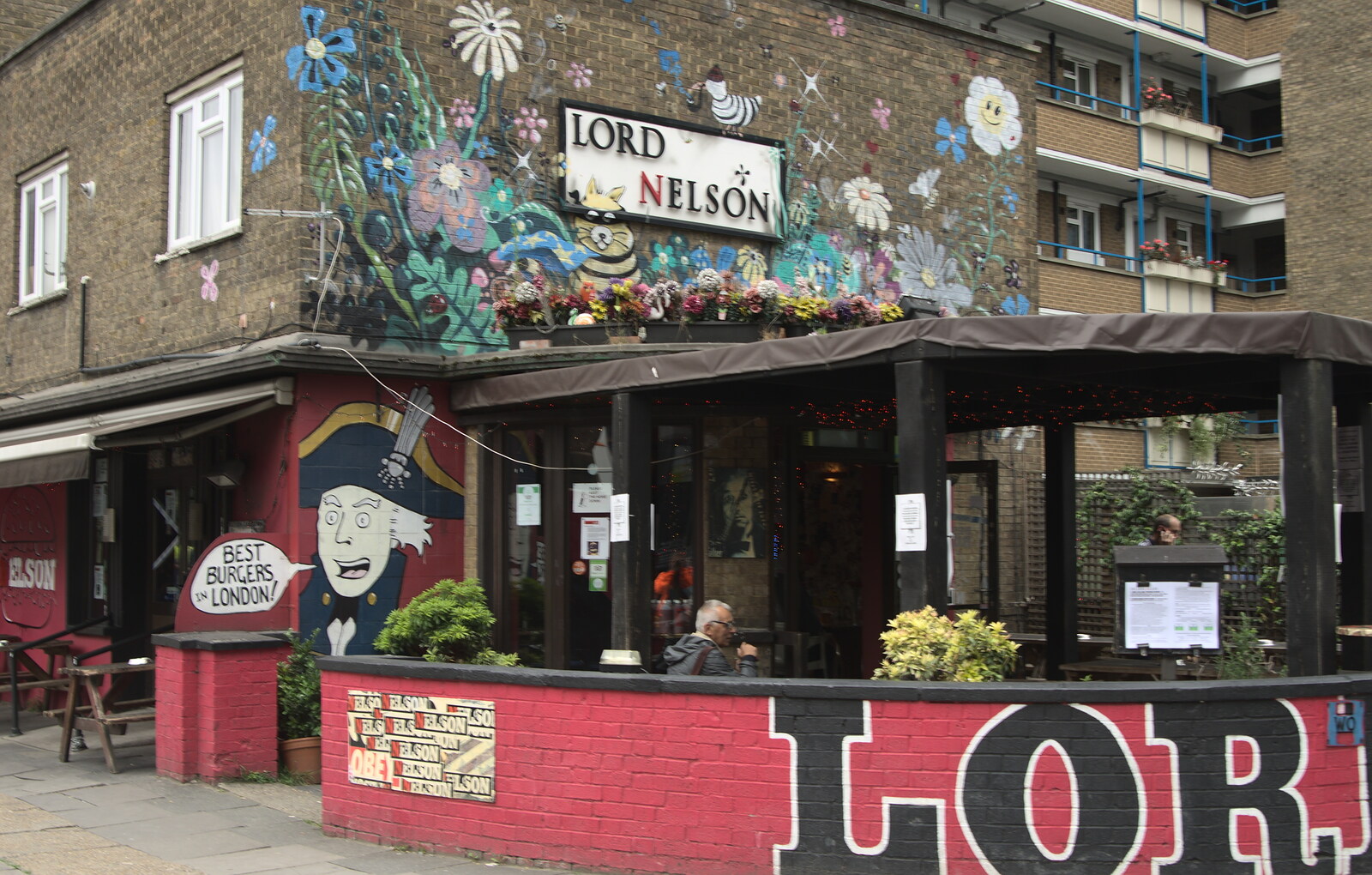 The Lord Nelson pub from Fred's Cast and a SwiftKey Lunch, Waterloo, London - 18th August 2015