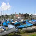 More dinghies, A Trip to Hurst Castle, Keyhaven, Hampshire - 28th August 2015