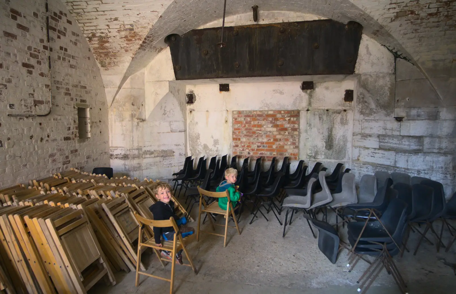 A random room full of chairs, from A Trip to Hurst Castle, Keyhaven, Hampshire - 28th August 2015