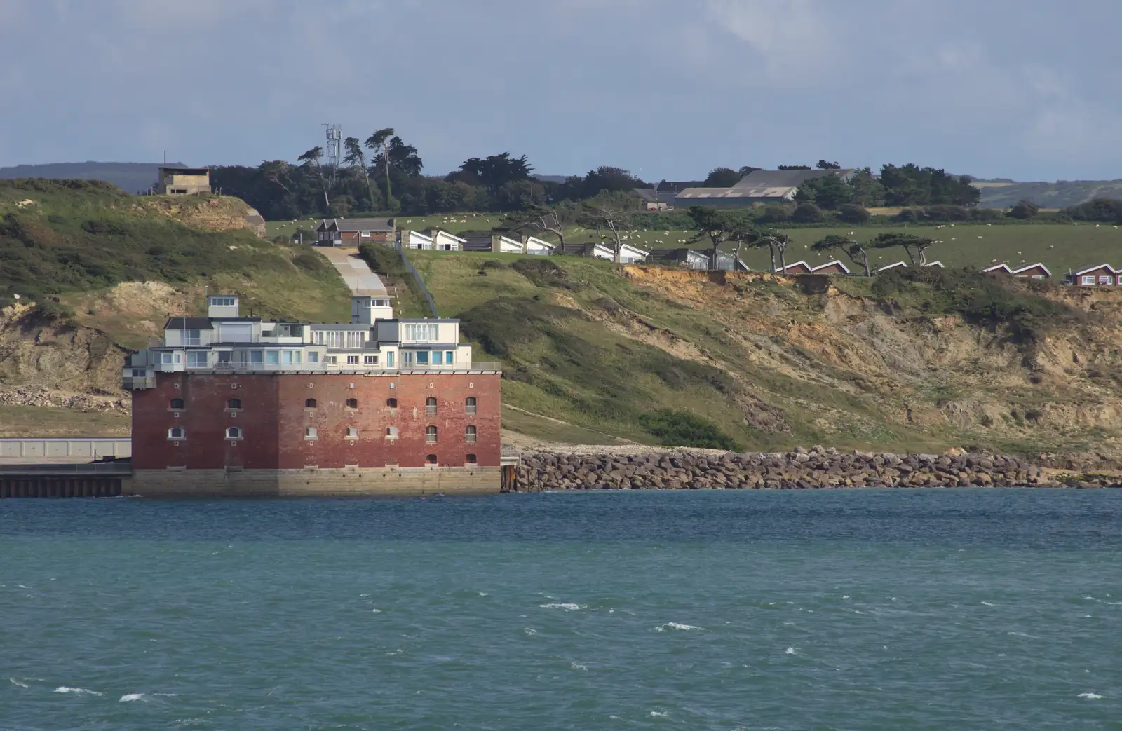 On the Isle of Wight, from A Trip to Hurst Castle, Keyhaven, Hampshire - 28th August 2015