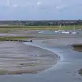 Back on the river, the tide has gone out, A Trip to Hurst Castle, Keyhaven, Hampshire - 28th August 2015