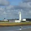 The Hurst Castle lighthouse, A Trip to Hurst Castle, Keyhaven, Hampshire - 28th August 2015