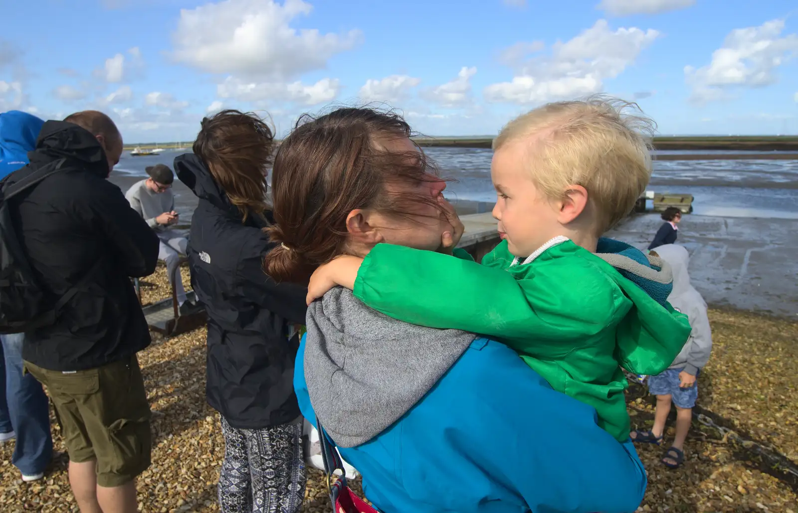 Isobel and Harry, from A Trip to Hurst Castle, Keyhaven, Hampshire - 28th August 2015