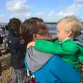 Isobel and Harry, A Trip to Hurst Castle, Keyhaven, Hampshire - 28th August 2015