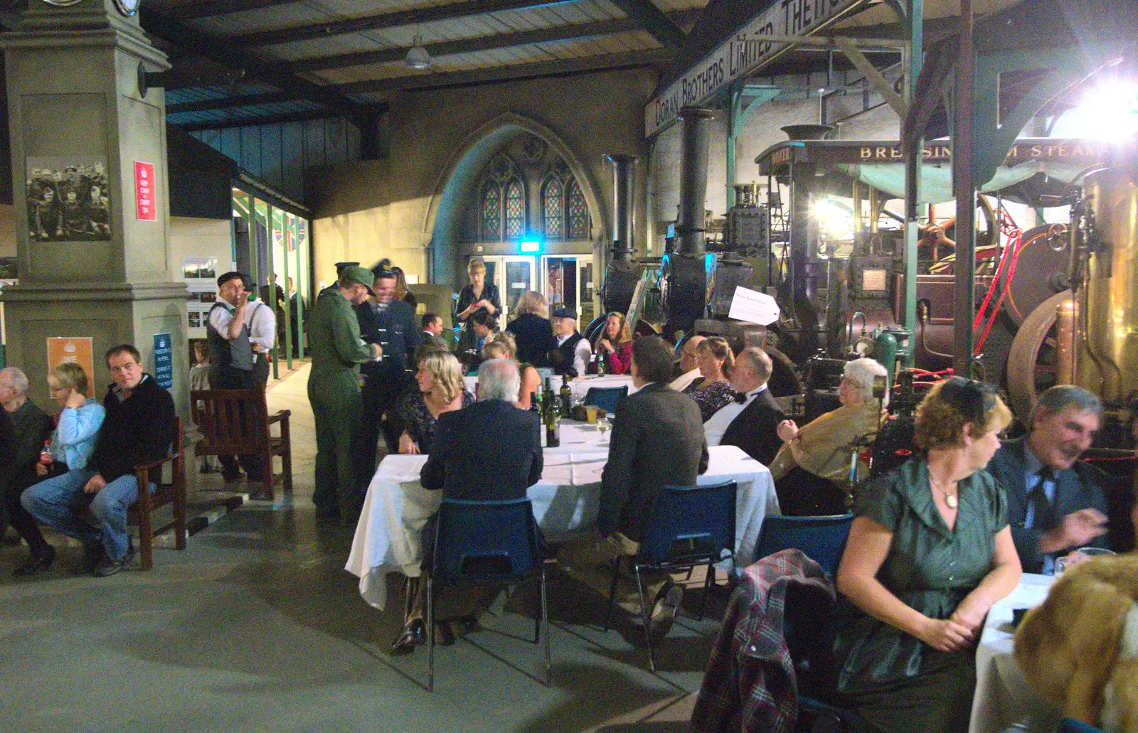 Down in the museum, from A 1940s Dance, Bressingham Steam Museum, Bressingham, Norfolk - 19th September 2015